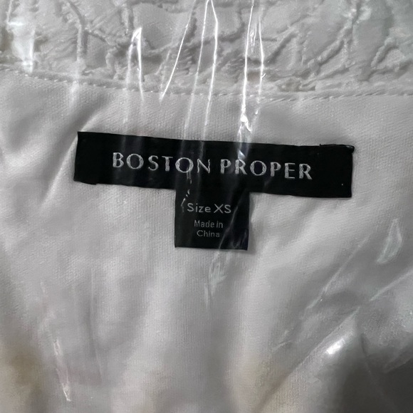 Beautiful Boston Proper Beaded Floral Lace Shift Dress - Picture 4 of 6